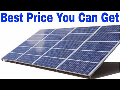 Buyer's guide for solar panels it's the good stuff for cheap.