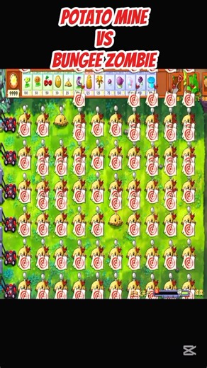 *POTATO MINE VS BUNGEE ZOMBIE*#shorts #short #pvz #youtubeshorts #shortvideo #pvzfusion #gaming