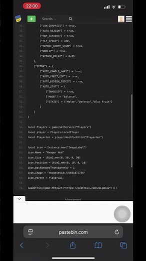 My blox fruit kaitun script Reaper Hub. Link in comments.