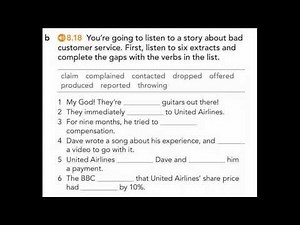 English File Intermediate 4 edition. 8B Have a nice day. 8.18