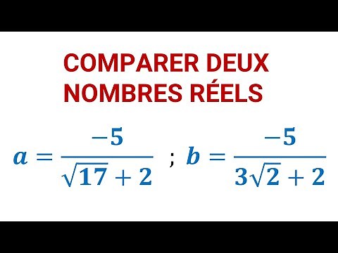 Compare two real numbers (Square roots) ► Order and operations - 3rd year college - 3APIC