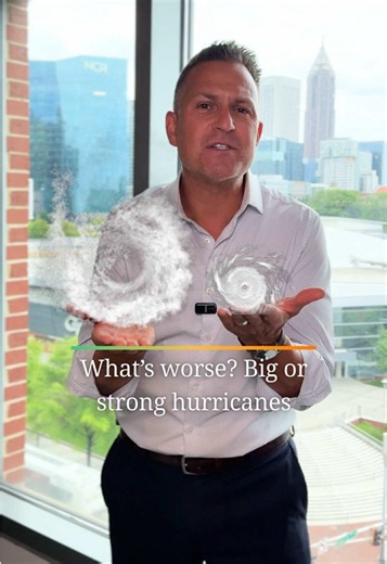 How Hurricane Size vs Strength Affects Impacts