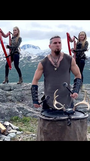 709K views · 29K reactions | 100,000 views in less than a week for our “Immigrant Song” (Led Zeppelin) music video! Thank you! https://youtu.be/2T1lkUKyHLk ❄️❄️ #ledzeppelin #immigrantsong #harptwins #volfgangtwins #vikings | Harp Twins | Facebook