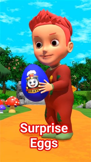 Five Surprise Eggs Shorts 🥚❤️🥚 Super Simple Songs for Kids