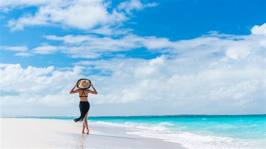 Myrtle Beach is looking a lot like the Caribbean these days. Why is the Atlantic Ocean so blue?