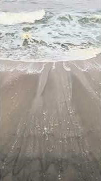Waves crash at your feet - intense tingly ASMR beach experience #shorts