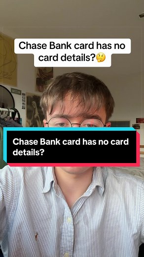 Chase Bank in the UK, which launched a few years ago, has a very unique way of issuing debit cards: they do not print the card number on the physical card. This means the card details are technically separate from the card itself. This approach offers two main security benefits: 1. If you lose your physical debit card, your card details are not compromised. 2. If your card details are compromised online, the physical card itself remains secure. Because of this separation, you can effectively upd