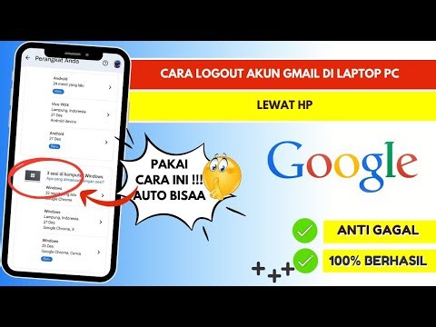 How to Log Out of a Gmail Account on a Laptop or PC via Mobile