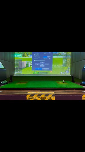 ⛳️ Real course feel—indoors! Golfzon’s Moveable Swing Plate automatically tilts for uphill, downhill, and sidehill lies—so every shot feels just like the course. | Salem Golf Simulator