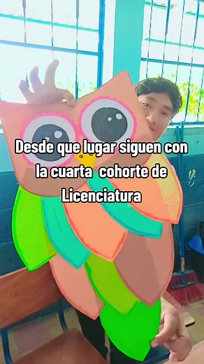 Manualidad de Pastel de Búho para Licenciatura