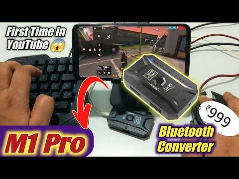 *M1 Pro* सबसे सस्ता 😲 Bluetooth Keyboard Mouse Converter🔥Free Fire setup without app no activation