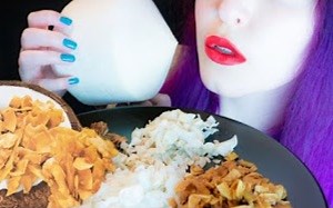 [无人声ASMR]Saurus姐吃脆耶片+番石榴汁