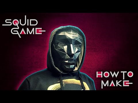 How To Make Frontman Mask With Cardboard | Squid Game Frontman Mask With Box