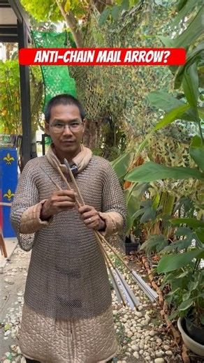 Anti-Chainmail Arrow? What type of arrow is suitable for use against chainmail armor? #arrow #tra...