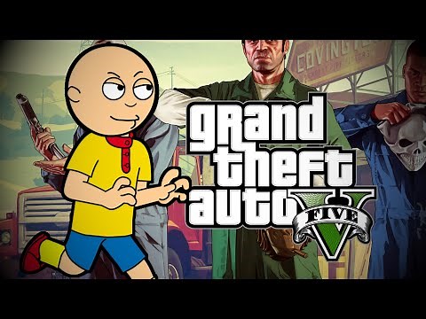 Caillou Travels Into The Grand Theft Auto V Game And Gets Grounded