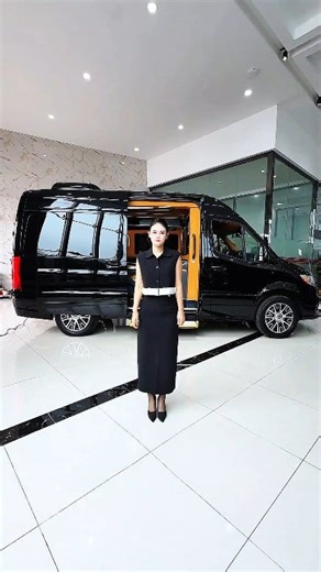 Mercedes-Benz Sprinter 6-seater with partition wall, large screen TV, foldable seats that transform into a bed and restroom for the optimum travel experience. | Auto Sledge