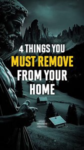 8.7M views · 281K reactions | 4 Things You Must Remove From Your Home | Stoicism Your home shapes your energy — and your destiny. This message reveals the four things that block harmony, clarity, and prosperity. Transform your space, transform your life. #stoicism #lifelessons #mindsetshift #homeenergy #personalgrowth | Stoic Wisdom Quotes | Facebook