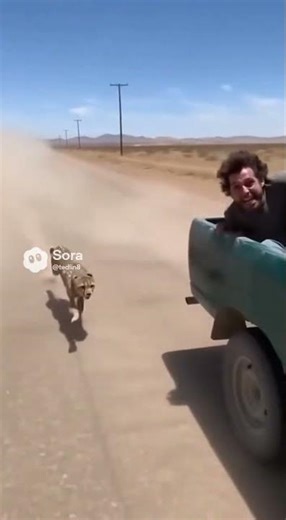 Cheetah Gets Too Close — This Man’s Face Says It All 😂🐆