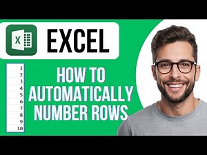 How To Automatically Number Rows In Excel