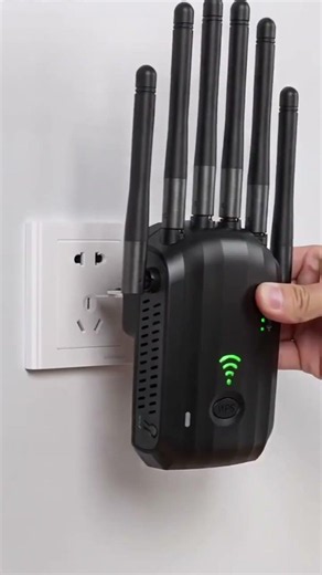 WiFi Repeater WiFi Extender WiFi Signal Booster Dual Band 2.4G/5G Long Range Wireless