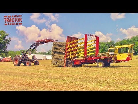 Harvesting Hay Bales