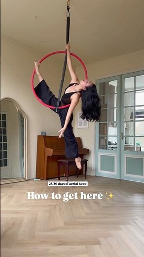 Advanced Aerial Hoop Splits - 23/30 days of Aerial Hoop✨