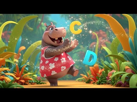 The Hippo Who Learned ABCs | Fun Educational Nursery Rhyme