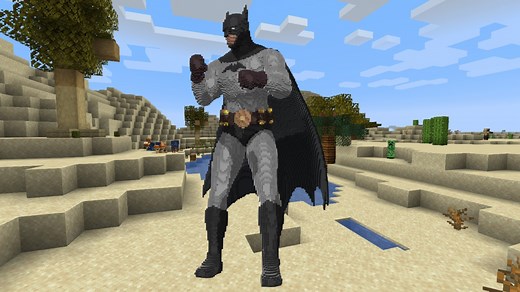 Minecraft Batman Build Schematic - 3D model by inostupid