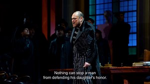 11K views · 866 reactions | Baritone Quinn Kelsey returns to the Met this Saturday, May 28, as the title jester in Bartlett Sher’s smash-hit production of Verdi’s Rigoletto. In this clip, recorded earlier this season, Kelsey pleads with the Duke of Mantua’s men to return his abducted daughter, Gilda. On stage May 28–June 11: bit.ly/3nr0yRH Videography by Pete Scalzitti / Met Opera | The Metropolitan Opera | Facebook