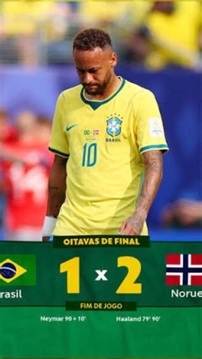 🚨 NEYMAR ÚLTIMO gol e BRASIL ELIMINADO na PIOR performance em 60 ANOS! #neymar #brasil #futebol