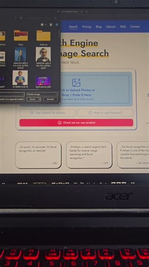 Grâce a la reconnaissance facile, tu vas retrouver toutes les photos de toi sur internet!