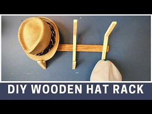 DIY Wooden Hat Rack