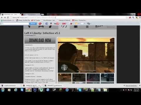 How to install zombie infection mod GTA 4