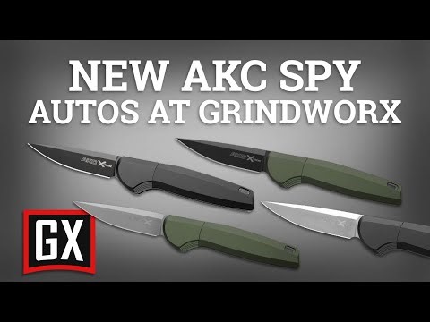 New AKC X-treme Spy Automatic Knives At Grindworx