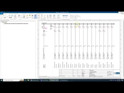 Single line diagram of electrical installation