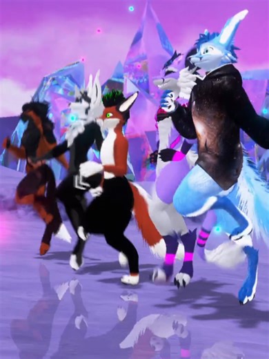 Danke dass Ihr dieses Video mit mir aufgenommen habt @drunkenbird @fluffy_maffy @fuzzy_shade und TWOCAP#furry #vrchat #rexouium #vulper #nardoragon #mmd #fuchs #fox #emotional #herzerwärmend #vrchatgroup #pawcuddleclub #pcc