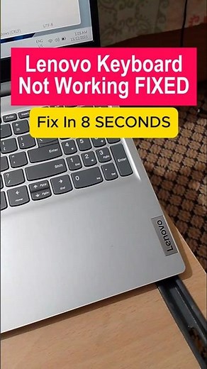 Lenovo Laptop Keyboard Not Working? ✅ Try This FIX!