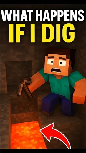 "Never Try Digging This Deep… Warning! ⚠️"#neverdigstraightdown#minecraftmystery