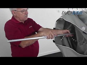 SkeleCore Pull Tight Cable Installation, Fabric Ductwork by DuctSox