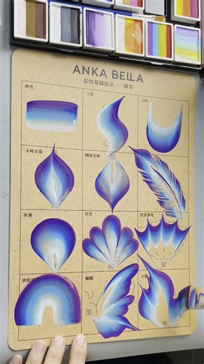 166K views · 1.6K reactions | Face painting isn’t hard — it’s all about the brush! These 12 brush techniques are the foundation for painting petals, leaves, and butterflies. 曆 Master them, and your art comes to life! ✨ Want to learn? Comment “Teach me!” for the beginner’s guide  #facepainting #brushtechniques #learnart #creativepainting #arttok #ankabella | AnKa Bella Art | Facebook