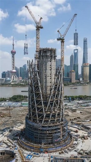 How Shanghai Tower Was Built From the Ground Up