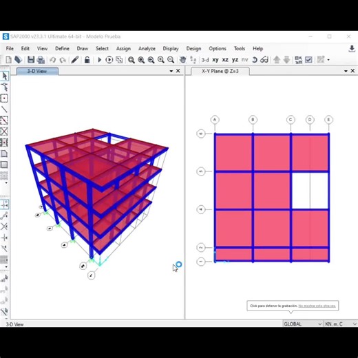 Modelado De Estructura #ingenieriacivil #civilengineering #analisisestructural #sap2000 #sap2000v22 #civilengineer #ingenieria #modelo