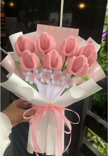 pinky 🥺💗 #fyp #buketbunga #buketkawatbulu #viral #xyzbca #florist