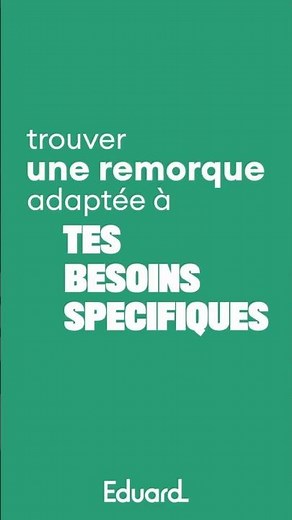 Votre remorque sur mesure, en quelques clics