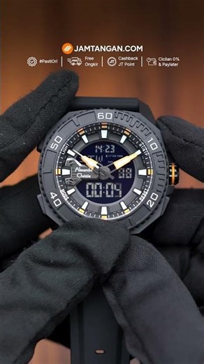 Rugged looks with an ana-digi display! Meet the Alexandre Christie Digi ACF-9502-MHRIPBAYL😎