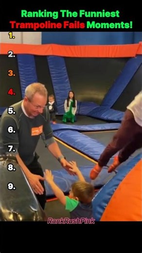 Ranking The Funniest Trampoline Fails Moments! 🤣 #TrampolineFails #FunnyMoments