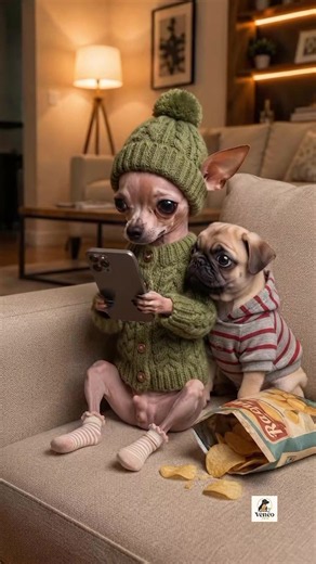 Smartest Chihuahua 😆 #funnyanimals #cartoon #comedy #chihuahua #LIVEIncentiveProgram