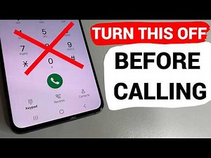 Don’t Call Anyone Until You Turn This Off
