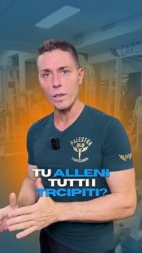 Come allenare correttamente tutte e 3 le fasce dei tricipiti💪 Accademia Biomeccanica OLO...