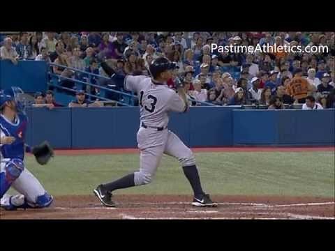 ALEX RODRIGUEZ Home Run Slow Motion Baseball Hitting Mechanics New York Yankees MLB ARod Steroids